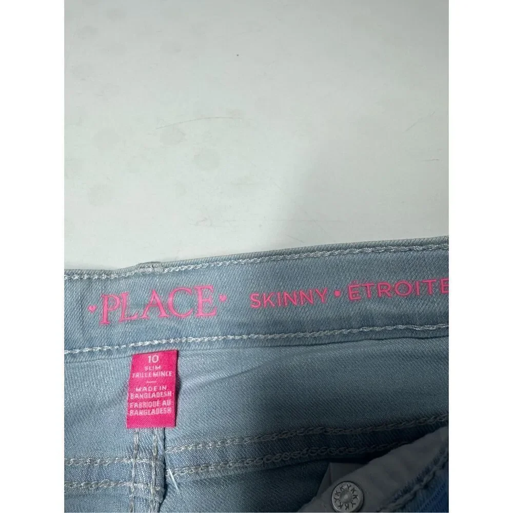 NWT The Children’s Place Girls Skinny Jeans Blue Size 10
